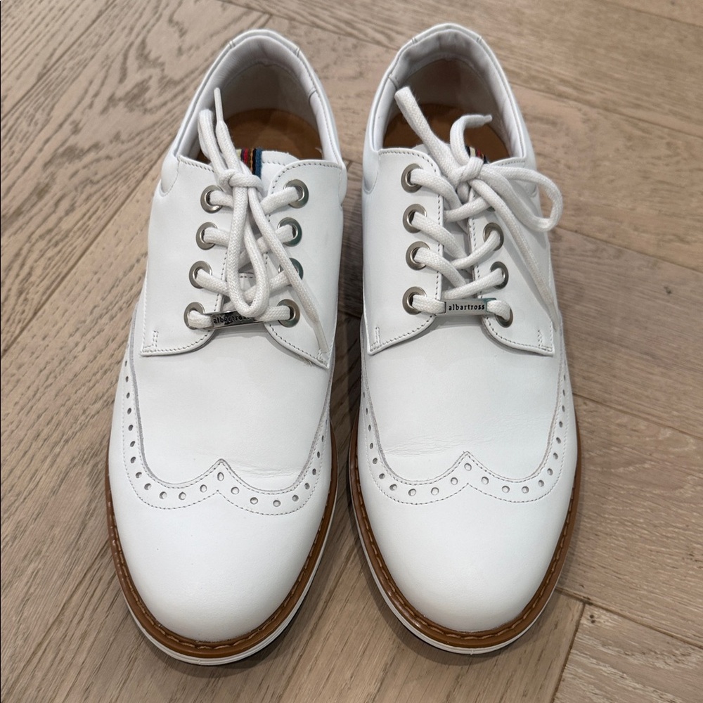 Like New Royal Albartross London Tailor Wingtip Brogue Men's golf shoe size 12